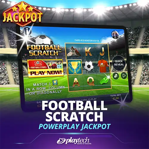 Football Scratch Powerplay Jackpot