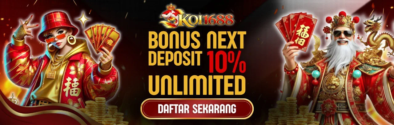 BONUS NEXT DEPOSIT 10%